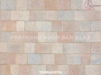 Adoquin Alpujarra rustico TERRACOTA.